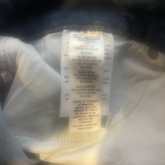 NWT Good American Always Fits Good Leg Jeans - 14-18 - Picture 7 of 8